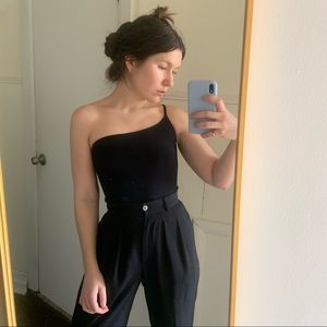 asymmetrical strap tank